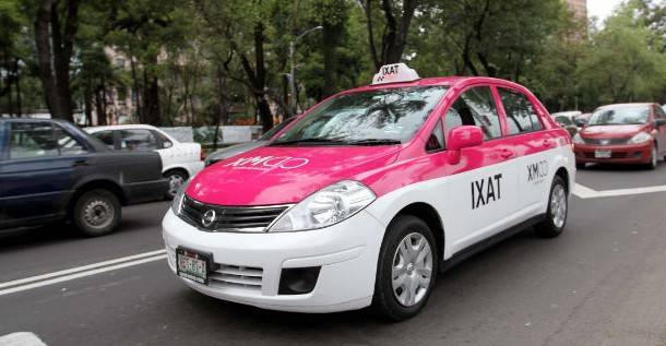 El color de los taxis en Ciudad de México